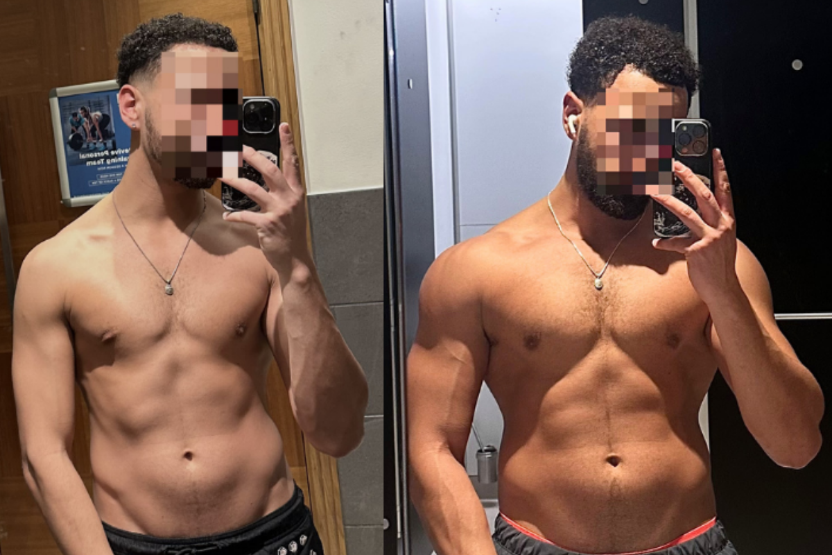 Client transformation before and after